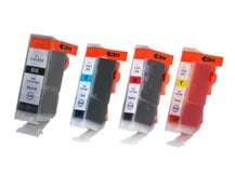 4-Pack Compatible Cartridges for use with CANON BCI-3/5/6 (eBK, C, M, Y)
